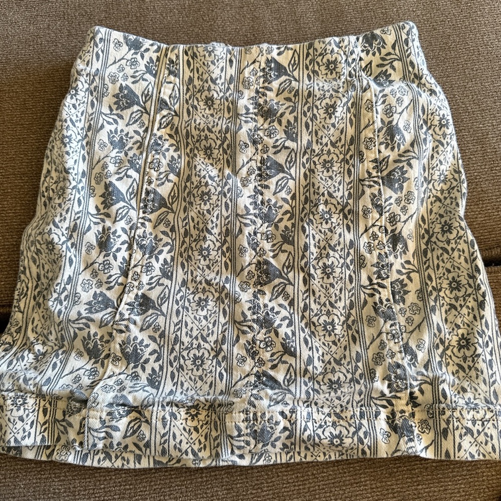 free people, mini denim shirt, women’s small